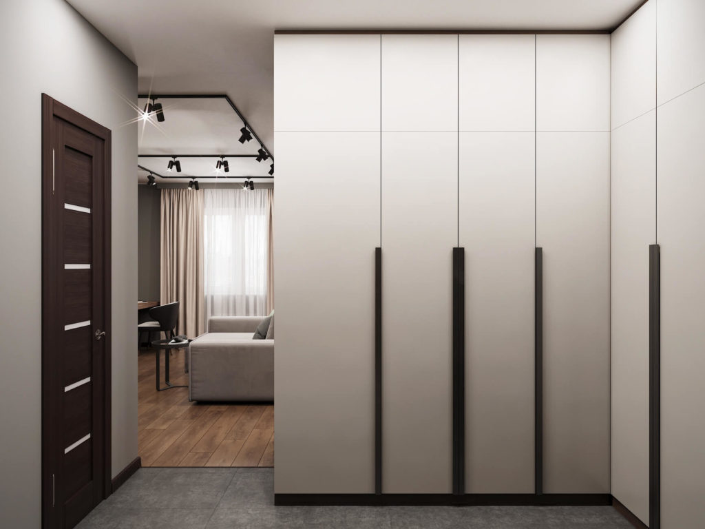 Дизайн проект трехкомнатной квартиры в ЖК "Гольфстрим" - 72 кв. м.