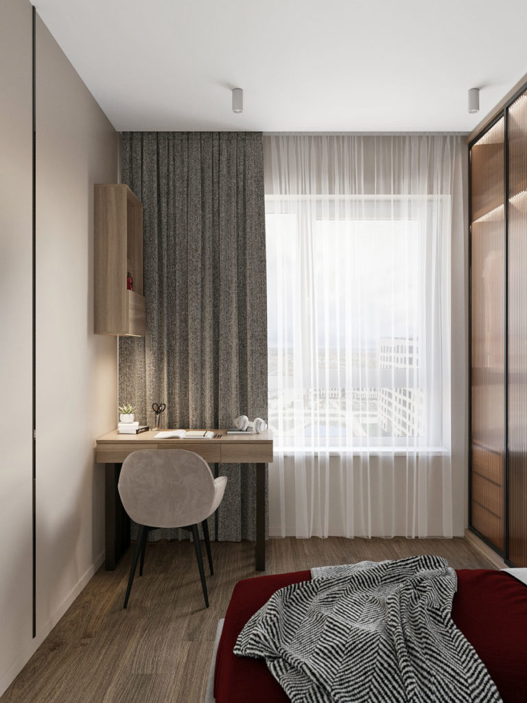 Дизайн интерьера 2-х комнатной квартиры видовой